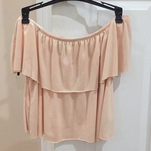 Pink Off the Shoulder Top